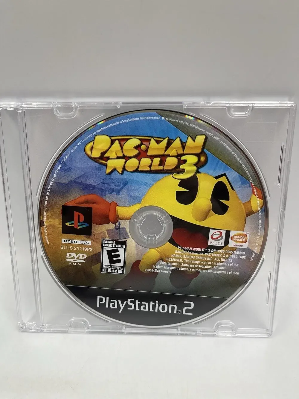 Pac Man World 3 Sony PlayStation 2 PS2 2005 Disc Only Tested